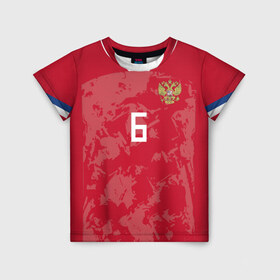 Детская футболка 3D с принтом Cheryshev home EURO 2020 , 100% гипоаллергенный полиэфир | прямой крой, круглый вырез горловины, длина до линии бедер, чуть спущенное плечо, ткань немного тянется | 