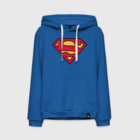 Мужская толстовка с принтом Superman logo , френч-терри, мягкий теплый начес внутри (100% хлопок) | карман-кенгуру, эластичные манжеты и нижняя кромка, капюшон с подкладом и шнурком | clark kent | superman | кларк кент | супермен | супермэн