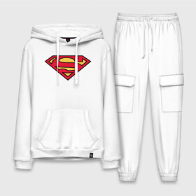 Мужской костюм хлопок с толстовкой с принтом Superman logo ,  |  | clark kent | superman | кларк кент | супермен | супермэн