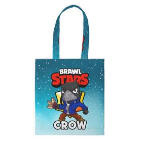 Сумка 3D повседневная с принтом BRAWL STARS CROW , 100% полиэстер | Плотность: 200 г/м2; Размер: 34×35 см; Высота лямок: 30 см | brawl stars | brawl stars crow | brawler | crow | бравл старз | бравлер | ворон