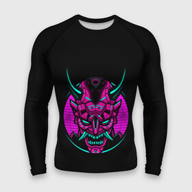 Мужской рашгард 3D с принтом Samurai Retro Neon ,  |  | Тематика изображения на принте: neon | retro | retrowave | samurai | warior | wave | воин | воины | войны | гладиатор | маска | неон | ретро | ретровейв | рэтро | самураи | самурай