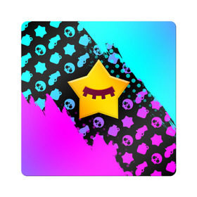 Магнит виниловый Квадрат с принтом BRAWL STARS - SANDY , полимерный материал с магнитным слоем | размер 9*9 см, закругленные углы | brawl | bull | colt | crow | game | games | leon | online | penny | poco | sandy | shelly | spike | star | stars | wanted | брав | бравл | браво | звезда | звезды | игра | игры | лого | онлайн | сенди | старс | сэнди