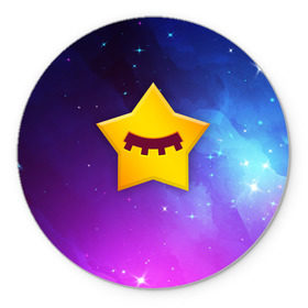 Коврик для мышки круглый с принтом SANDY SPACE - BRAWL STARS , резина и полиэстер | круглая форма, изображение наносится на всю лицевую часть | brawl | bull | colt | crow | game | games | leon | online | penny | poco | sandy | shelly | spike | star | stars | wanted | брав | бравл | браво | звезда | звезды | игра | игры | лого | онлайн | сенди | старс | сэнди