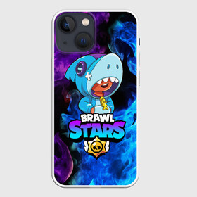 Чехол для iPhone 13 mini с принтом BRAWL STARS LEON SHARK | ЛЕОН ,  |  | 8 bit | 8 бит | bibi | brawl stars | bull | coach mike | colt | crow | evil gene | gale | gene | leon | leon shark | max | mecha crow | mortis | mr.p | nani | phoenix | sally leon | sandy | shark | spike | sprout | stars | tara