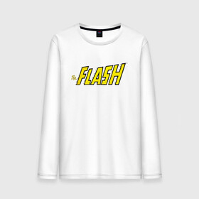 Мужской лонгслив хлопок с принтом The Flash , 100% хлопок |  | Тематика изображения на принте: barry allen | dc | dc comics | flash | shtatflash | барри аллен | флеш | флэш
