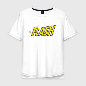 Мужская футболка хлопок Oversize с принтом The Flash , 100% хлопок | свободный крой, круглый ворот, “спинка” длиннее передней части | Тематика изображения на принте: barry allen | dc | dc comics | flash | shtatflash | барри аллен | флеш | флэш