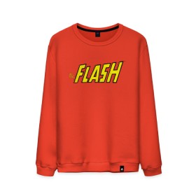 Мужской свитшот хлопок с принтом The Flash , 100% хлопок |  | barry allen | dc | dc comics | flash | shtatflash | барри аллен | флеш | флэш