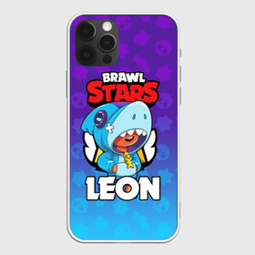 Чехол для iPhone 12 Pro с принтом BRAWL STARS LEON SHARK , силикон | область печати: задняя сторона чехла, без боковых панелей | 8 bit | 8 бит | brawl stars | bull | colt | crow | leon | leon shark | shark | stars | акула | берли | ворон | динамайк | кольт | леон | леон акула | нита | спайк | шелли | эль примо