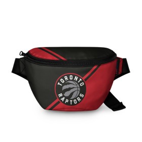Поясная сумка 3D с принтом Toronto Raptors BR , 100% полиэстер | плотная ткань, ремень с регулируемой длиной, внутри несколько карманов для мелочей, основное отделение и карман с обратной стороны сумки застегиваются на молнию | nba | raptors | toronto | toronto raptors | баскетбол | нба | рэпторс | торонто | торонто рэпторс