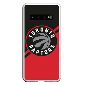 Чехол для Samsung Galaxy S10 с принтом Toronto Raptors BR , Силикон | Область печати: задняя сторона чехла, без боковых панелей | Тематика изображения на принте: nba | raptors | toronto | toronto raptors | баскетбол | нба | рэпторс | торонто | торонто рэпторс