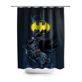 Штора 3D для ванной с принтом Batman , 100% полиэстер | плотность материала — 100 г/м2. Стандартный размер — 146 см х 180 см. По верхнему краю — пластиковые люверсы для креплений. В комплекте 10 пластиковых колец | bat man | batman | batman comics | caped crusader | comics | dark knight | бетмен | брюс уэйн | бэт мен | бэтмен | тёмный рыцарь