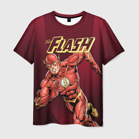 Мужская футболка 3D с принтом The Flash , 100% полиэфир | прямой крой, круглый вырез горловины, длина до линии бедер | Тематика изображения на принте: barry allen | dc | dc comics | flash | барри аллен | флеш | флэш
