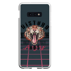 Чехол для Samsung S10E с принтом Злой тигр Angry Tiger , Силикон | Область печати: задняя сторона чехла, без боковых панелей | 1996 | агрессивный | большая кошка | голова | злой | клыки | кошка | крупная кошка | лев | тигр