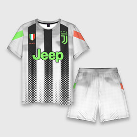 Мужской костюм с шортами 3D с принтом Home 19 20 Palace edition ,  |  | champions | italy | juventus | league | palace | ronaldo | италия | криштиану | лига чемпионов | роналдо | ювентус