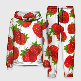 Мужской костюм 3D (с толстовкой) с принтом Клубника ,  |  | белый | варение | весна | витамин | жара | клубника | клубничка | коктель | красная | лето | микс | польза | помидор | сок | фон | фрукты | ягоды