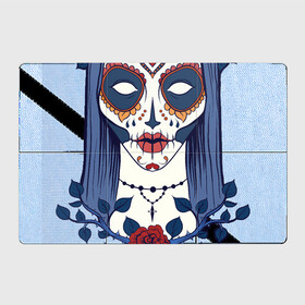 Магнитный плакат 3Х2 с принтом Мексиканский сахарный череп , Полимерный материал с магнитным слоем | 6 деталей размером 9*9 см | Тематика изображения на принте: day of the dead | dia de los muertos | gothic | halloween | skull | sugar skull | готика | день мертвых | женский череп | мексиканский череп | мистика | подарок | сахарный череп | хэллоуин