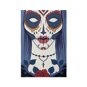 Обложка для паспорта матовая кожа с принтом Мексиканский сахарный череп , натуральная матовая кожа | размер 19,3 х 13,7 см; прозрачные пластиковые крепления | Тематика изображения на принте: day of the dead | dia de los muertos | gothic | halloween | skull | sugar skull | готика | день мертвых | женский череп | мексиканский череп | мистика | подарок | сахарный череп | хэллоуин