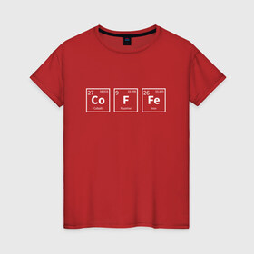 Женская футболка хлопок с принтом Coffee , 100% хлопок | прямой крой, круглый вырез горловины, длина до линии бедер, слегка спущенное плечо | cofe | coffe | coffee | кофе | кофеин