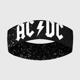 Повязка на голову 3D с принтом AC DC ,  |  | ac | ac dc | dc | music | rock