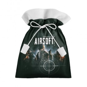 Подарочный 3D мешок с принтом AIRSOFT , 100% полиэстер | Размер: 29*39 см | airsoft | оружие | снаряжение | страйкбол | стрельба