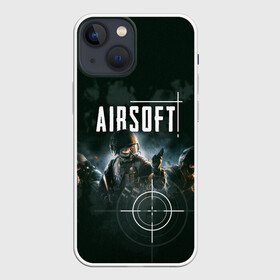 Чехол для iPhone 13 mini с принтом AIRSOFT ,  |  | airsoft | оружие | снаряжение | страйкбол | стрельба