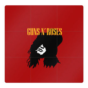 Магнитный плакат 3Х3 с принтом Guns n roses , Полимерный материал с магнитным слоем | 9 деталей размером 9*9 см | axl rose | geffen records | gnr | guns | rock | roses | slash | гансы | пистолеты | розы | рок | слеш | эксл роуз