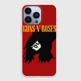 Чехол для iPhone 13 Pro с принтом Guns n roses ,  |  | Тематика изображения на принте: axl rose | geffen records | gnr | guns | rock | roses | slash | гансы | пистолеты | розы | рок | слеш | эксл роуз