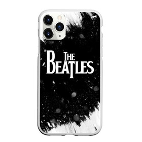 Чехол для iPhone 11 Pro Max матовый с принтом The Beatles BW , Силикон |  | beatles | rock | the beatles | битлз | битлс | музыка | рок