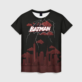 Женская футболка 3D с принтом Batman , 100% полиэфир ( синтетическое хлопкоподобное полотно) | прямой крой, круглый вырез горловины, длина до линии бедер | batman | batman vs superman | bruce wayne | gotham | justice league | shtatbat | бэтмен | бэтмэн | супермен | супс