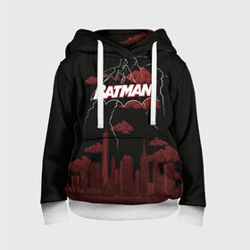 Детская толстовка 3D с принтом Batman , 100% полиэстер | двухслойный капюшон со шнурком для регулировки, мягкие манжеты на рукавах и по низу толстовки, спереди карман-кенгуру с мягким внутренним слоем | Тематика изображения на принте: batman | batman vs superman | bruce wayne | gotham | justice league | shtatbat | бэтмен | бэтмэн | супермен | супс
