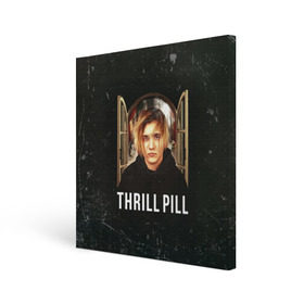 Холст квадратный с принтом THRILL PILL - Грустная Песня , 100% ПВХ |  | fuelle | logo | music | noir | pil | pill | rap | raper | symbol | thril | thrill | tril | trill | дамб | лого | музыка | пил | пилл | рэп | рэппер | сам | символ | трил | трилл | тхрил | тхрилл | фотографии | щит