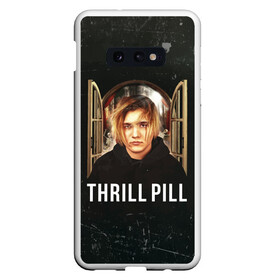 Чехол для Samsung S10E с принтом THRILL PILL - Грустная Песня , Силикон | Область печати: задняя сторона чехла, без боковых панелей | fuelle | logo | music | noir | pil | pill | rap | raper | symbol | thril | thrill | tril | trill | дамб | лого | музыка | пил | пилл | рэп | рэппер | сам | символ | трил | трилл | тхрил | тхрилл | фотографии | щит