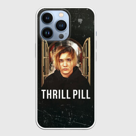 Чехол для iPhone 13 Pro с принтом THRILL PILL   Грустная Песня ,  |  | fuelle | logo | music | noir | pil | pill | rap | raper | symbol | thril | thrill | tril | trill | дамб | лого | музыка | пил | пилл | рэп | рэппер | сам | символ | трил | трилл | тхрил | тхрилл | фотографии | щит