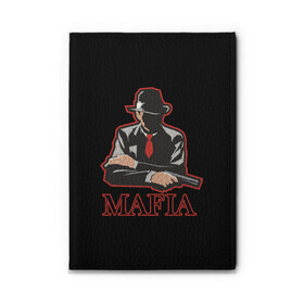 Обложка для автодокументов с принтом Mafia , натуральная кожа |  размер 19,9*13 см; внутри 4 больших “конверта” для документов и один маленький отдел — туда идеально встанут права | Тематика изображения на принте: game | mafia | mafia ii | the city of lost heaven | витто скалетта | игра | игры | мафия | томми анджело