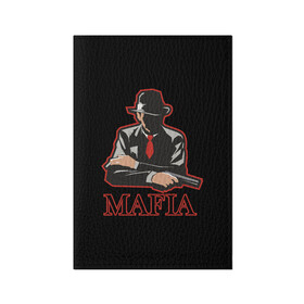 Обложка для паспорта матовая кожа с принтом Mafia , натуральная матовая кожа | размер 19,3 х 13,7 см; прозрачные пластиковые крепления | Тематика изображения на принте: game | mafia | mafia ii | the city of lost heaven | витто скалетта | игра | игры | мафия | томми анджело