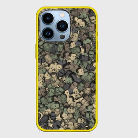 Чехол для iPhone 13 Pro с принтом Камуфляж Зеленый Слоник ,  |  | лица | лицо | милитари | паттрен | слон | фильм | хаки