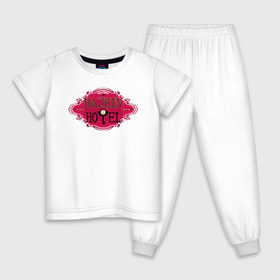 Детская пижама хлопок с принтом Hazbin Hotel (Pixel) , 100% хлопок |  брюки и футболка прямого кроя, без карманов, на брюках мягкая резинка на поясе и по низу штанин
 | 16bit | 8bit | anime | hazbin hotel | pixel | аниме | отель хазбин | пиксели | пиксель