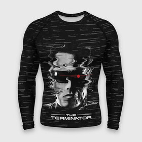 Мужской рашгард 3D с принтом The Terminator ,  |  | arnold | connor | john | robot | schwarzenegger | skynet | t 800 | terminator | арнольд | джон | коннор | ликвидатор | небесная | робот | сеть | скайнет | терминатор | шварценеггер