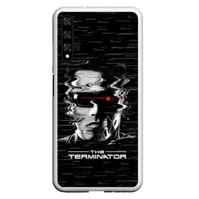 Чехол для Honor 20 с принтом The Terminator , Силикон | Область печати: задняя сторона чехла, без боковых панелей | arnold | connor | john | robot | schwarzenegger | skynet | t 800 | terminator | арнольд | джон | коннор | ликвидатор | небесная | робот | сеть | скайнет | терминатор | шварценеггер