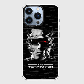 Чехол для iPhone 13 Pro с принтом The Terminator ,  |  | Тематика изображения на принте: arnold | connor | john | robot | schwarzenegger | skynet | t 800 | terminator | арнольд | джон | коннор | ликвидатор | небесная | робот | сеть | скайнет | терминатор | шварценеггер