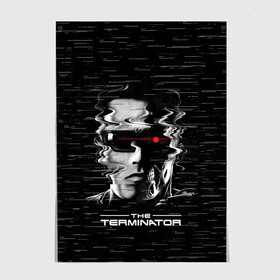 Постер с принтом The Terminator , 100% бумага
 | бумага, плотность 150 мг. Матовая, но за счет высокого коэффициента гладкости имеет небольшой блеск и дает на свету блики, но в отличии от глянцевой бумаги не покрыта лаком | arnold | connor | john | robot | schwarzenegger | skynet | t 800 | terminator | арнольд | джон | коннор | ликвидатор | небесная | робот | сеть | скайнет | терминатор | шварценеггер