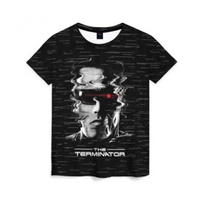 Женская футболка 3D с принтом The Terminator , 100% полиэфир ( синтетическое хлопкоподобное полотно) | прямой крой, круглый вырез горловины, длина до линии бедер | arnold | connor | john | robot | schwarzenegger | skynet | t 800 | terminator | арнольд | джон | коннор | ликвидатор | небесная | робот | сеть | скайнет | терминатор | шварценеггер