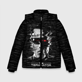 Зимняя куртка для мальчиков 3D с принтом The Terminator , ткань верха — 100% полиэстер; подклад — 100% полиэстер, утеплитель — 100% полиэстер | длина ниже бедра, удлиненная спинка, воротник стойка и отстегивающийся капюшон. Есть боковые карманы с листочкой на кнопках, утяжки по низу изделия и внутренний карман на молнии. 

Предусмотрены светоотражающий принт на спинке, радужный светоотражающий элемент на пуллере молнии и на резинке для утяжки | Тематика изображения на принте: arnold | connor | john | robot | schwarzenegger | skynet | t 800 | terminator | арнольд | джон | коннор | ликвидатор | небесная | робот | сеть | скайнет | терминатор | шварценеггер