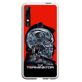 Чехол для Honor P Smart Z с принтом The Terminator , Силикон | Область печати: задняя сторона чехла, без боковых панелей | arnold | connor | john | robot | schwarzenegger | skynet | t 800 | terminator | арнольд | джон | коннор | ликвидатор | небесная | робот | сеть | скайнет | терминатор | шварценеггер