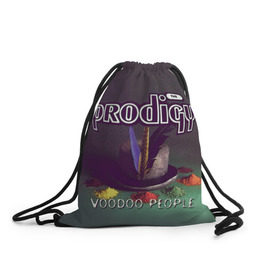 Рюкзак-мешок 3D с принтом The Prodigy , 100% полиэстер | плотность ткани — 200 г/м2, размер — 35 х 45 см; лямки — толстые шнурки, застежка на шнуровке, без карманов и подкладки | people | prodigy | the prodigy | voodoo people | продиджи
