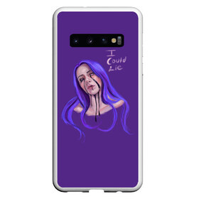 Чехол для Samsung Galaxy S10 с принтом I Could Lie aquarell , Силикон | Область печати: задняя сторона чехла, без боковых панелей | bad | bad guy | billi | billie | billie eilish | eilish | good girl | music | swag | айлиш | беляш | били | били айлиш | билли | билли айлиш | билли эйлиш | биляш | музка | певица | эйлиш