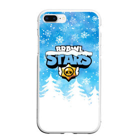 Чехол для iPhone 7Plus/8 Plus матовый с принтом Новогодний Brawl Stars , Силикон | Область печати: задняя сторона чехла, без боковых панелей | brawl | brawl stars | crow | leon | stars | бравл | бравл старс | браво старс | игра | компьютерная | кров | леон | новогодний | новый год | онлайн | с новым годом | старс