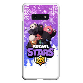 Чехол для Samsung S10E с принтом Новогодний Brawl Stars Nita , Силикон | Область печати: задняя сторона чехла, без боковых панелей | Тематика изображения на принте: 2020 | brawl | brawl stars | christmas | new year | nita | stars | бравл старс | брол старс | нита | новогодний | новый год | рождество