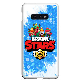 Чехол для Samsung S10E с принтом Новогодний Brawl Stars #5 , Силикон | Область печати: задняя сторона чехла, без боковых панелей | Тематика изображения на принте: 2020 | brawl | brawl stars | christmas | new year | stars | бравл старс | брол старс | новогодний | новый год | рождество