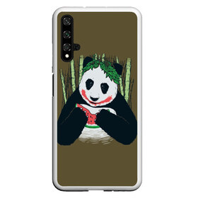 Чехол для Honor 20 с принтом Panda , Силикон | Область печати: задняя сторона чехла, без боковых панелей | animal | арбуз | бамбук | животное | панда
